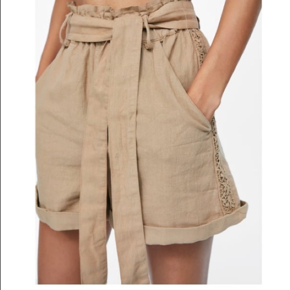 Linen Shorts Zara Factory Sale, UP TO 